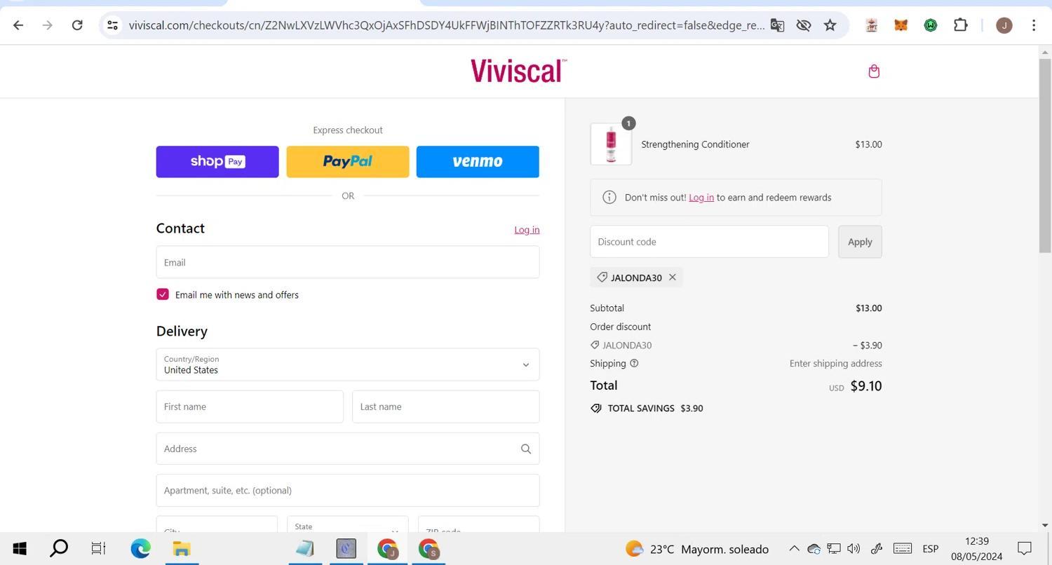 How to apply Viviscal coupon code